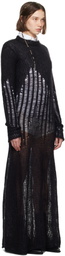 Ann Demeulemeester Black Paiva X-Long Maxi Dress