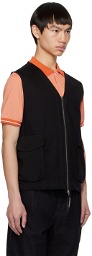 C.P. Company Black Zip Vest