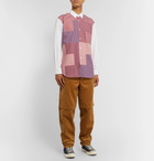 Comme des Garçons SHIRT - Patchwork Checked Cotton Shirt - Red