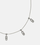 Messika Move Uno 18kt white gold choker with diamonds