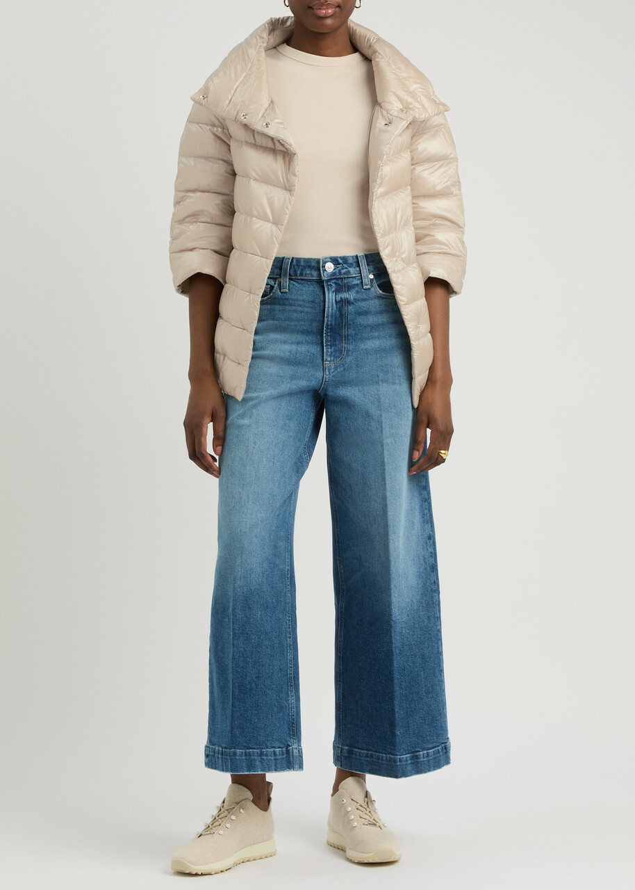 Herno Aminta Quilted Shell Jacket Cream