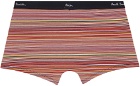 Paul Smith Seven-Pack Multicolor 'Signature Stripe' And Plain Boxers