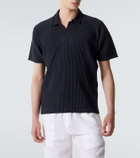 Homme Plissé Issey Miyake Basics pleated polo shirt