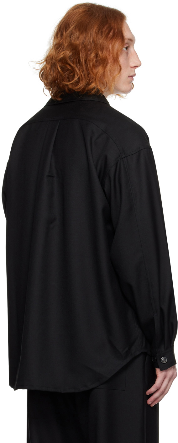 Lownn Black Patch Pocket Shirt