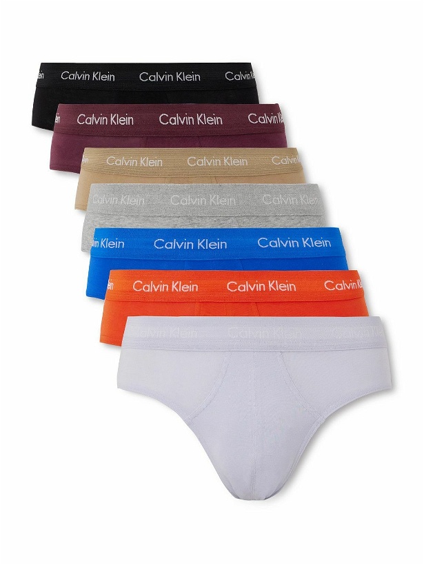 Photo: Calvin Klein Underwear - Seven-Pack Stretch Lyocell-Blend Briefs - Multi