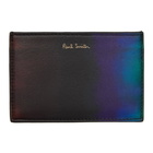 Paul Smith Black and Blue Gradient Card Holder