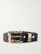Enfants Riches Déprimés - 3cm Braided Leather Belt - Black