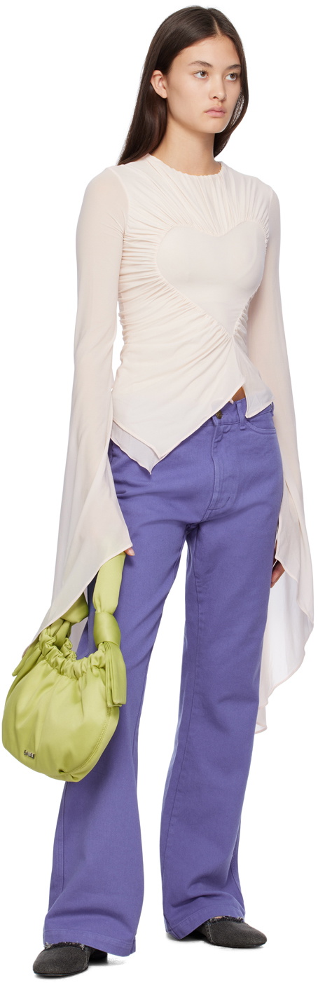 Stockholm (Surfboard) Club Purple Flared Trousers