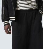 Wales Bonner Prince cotton-blend terry shorts