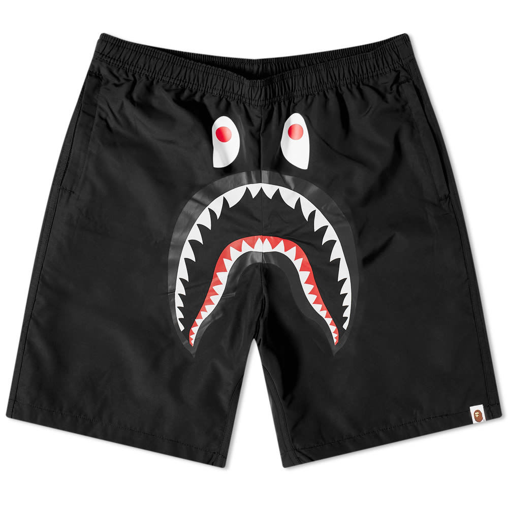 A bathing outlet ape shark shorts