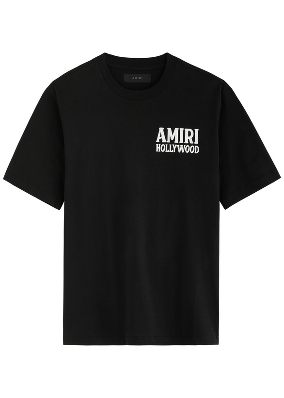 Photo: Amiri Jazz Wolf Logo Cotton T-shirt Black