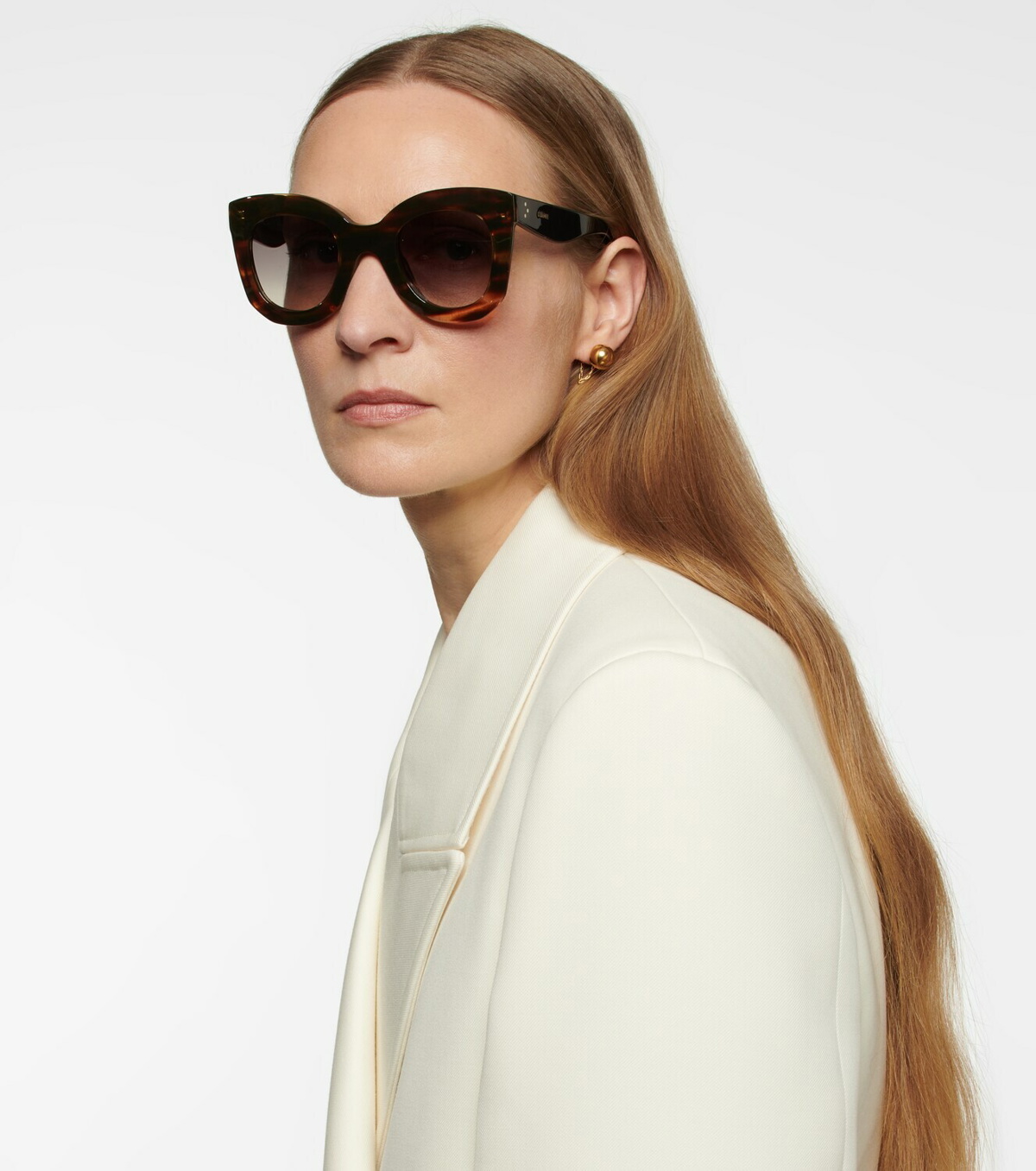 Celine tortoiseshell outlet cat eye sunglasses