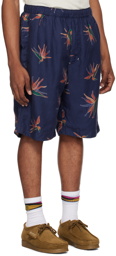 nanamica Navy Aloha Shorts