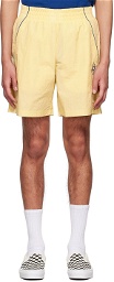 Brain Dead Yellow Sergio Tacchini Edition Nylon Shorts