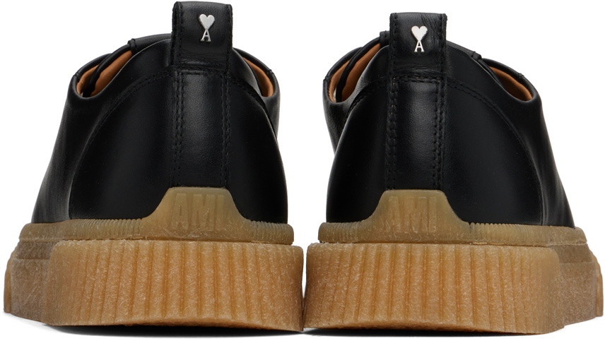 AMI Paris Black Lace-Up Sneakers AMI