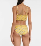 Tory Burch Costa floral low-rise bikini bottoms