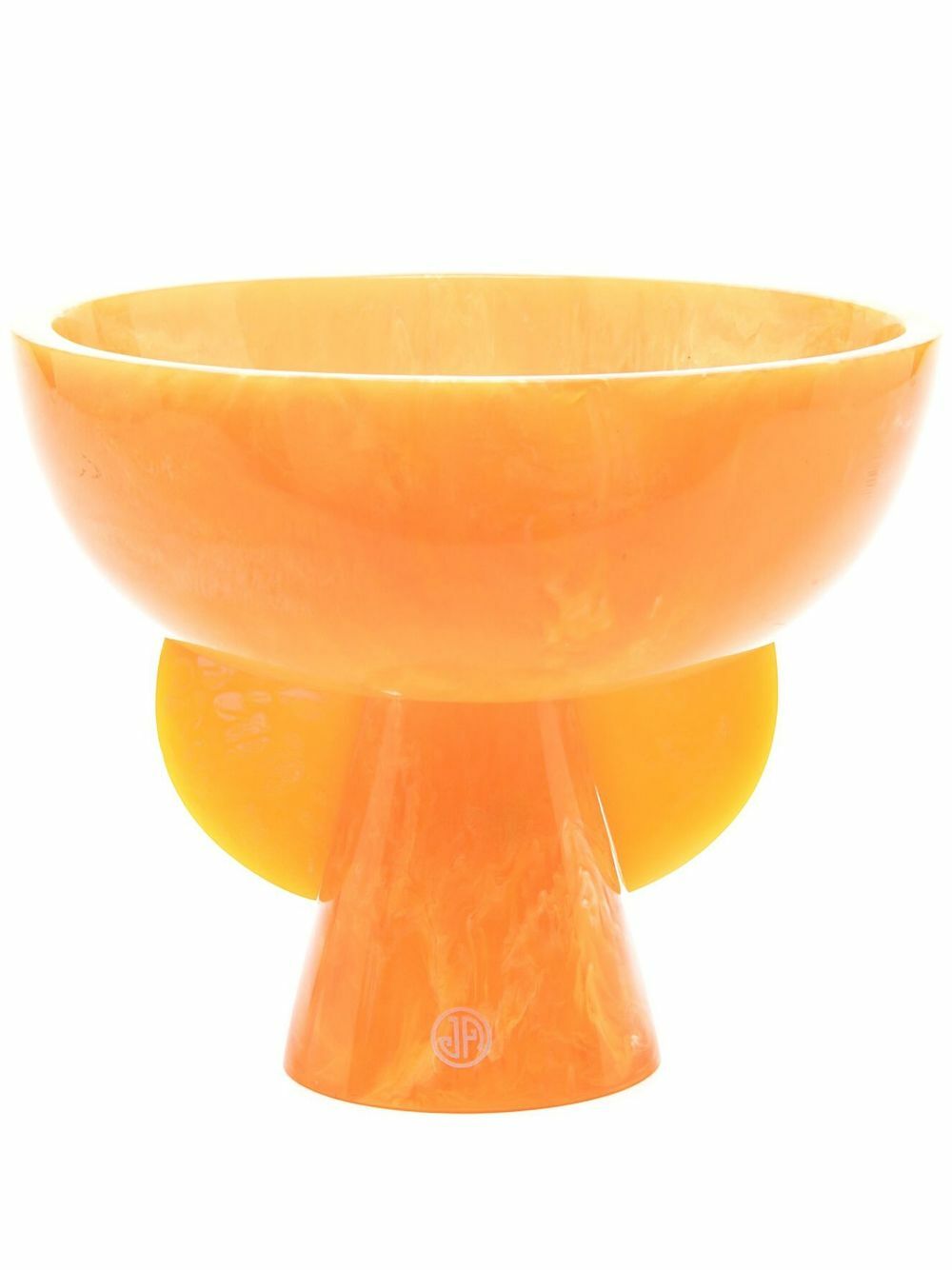 Jonathan Adler Orange Mystique Pedestal Bowl
