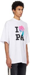 Palm Angels White 'I Love PA' T-Shirt