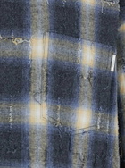 Juun.J Multicolor Shirt With Classic Collar And All-over Check Motif In Cotton Man