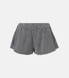 Hunza G Gingham shorts