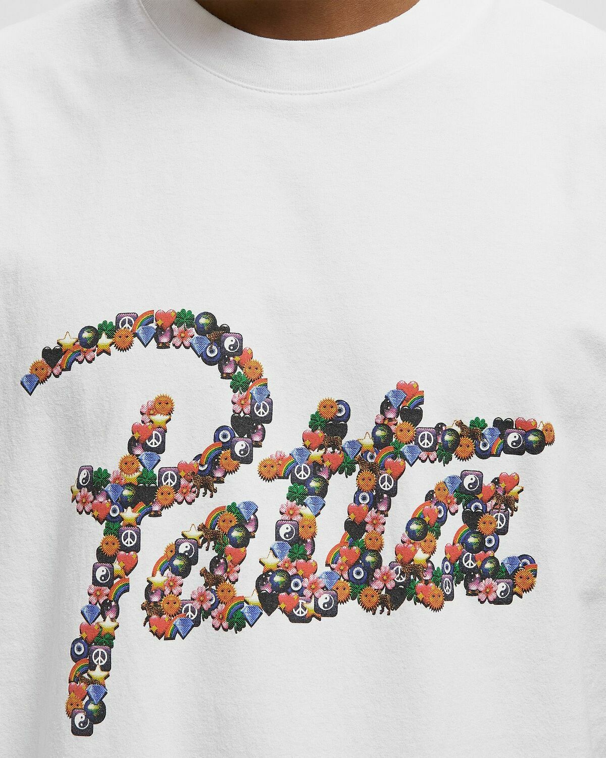 PATTA Vibes Tee White Mens Shortsleefe