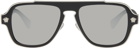 Versace Black & Silver Medusa Retro Charm Sunglasses