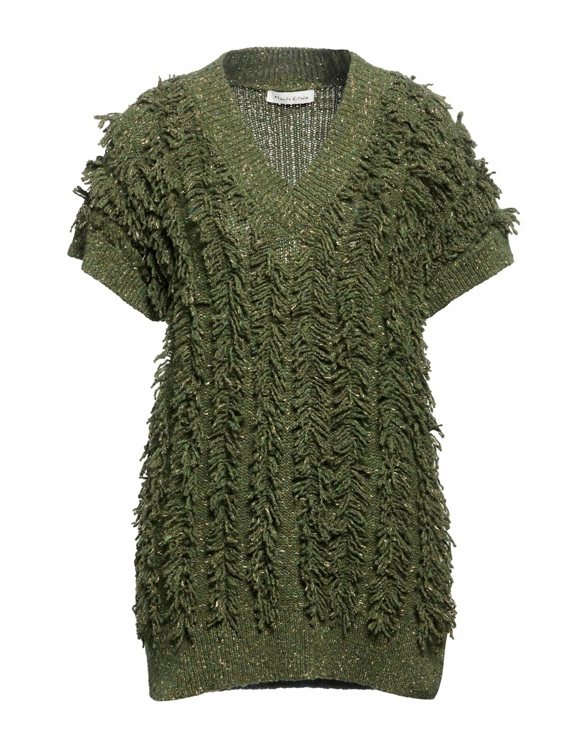 Manila Grace Womens Sweater Dark in Green