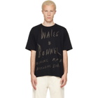 Wales Bonner Black 'Raga' T-shirt