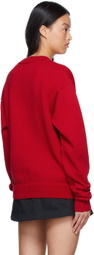 Reese Cooper Red Cotton Sweater
