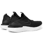 Nike Running - Epic Phantom React Flyknit Slip-On Running Sneakers - Black