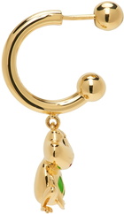 Safsafu Gold Frog It Earring