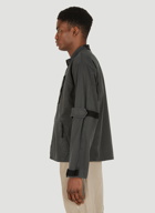 High Neck Jacket in Grey