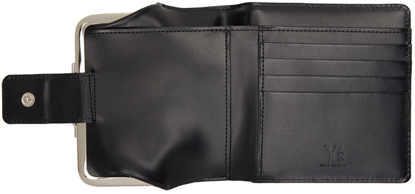 Y's Black Small Wallet
