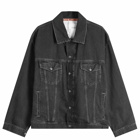 Acne Studios Men's Robert Relaxed Denim Jacket in Vintage Black