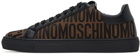 Moschino Brown & Black Jacquard Sneakers