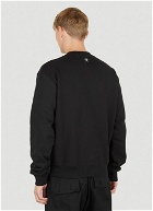 Screen Print Sweatshirt in Black