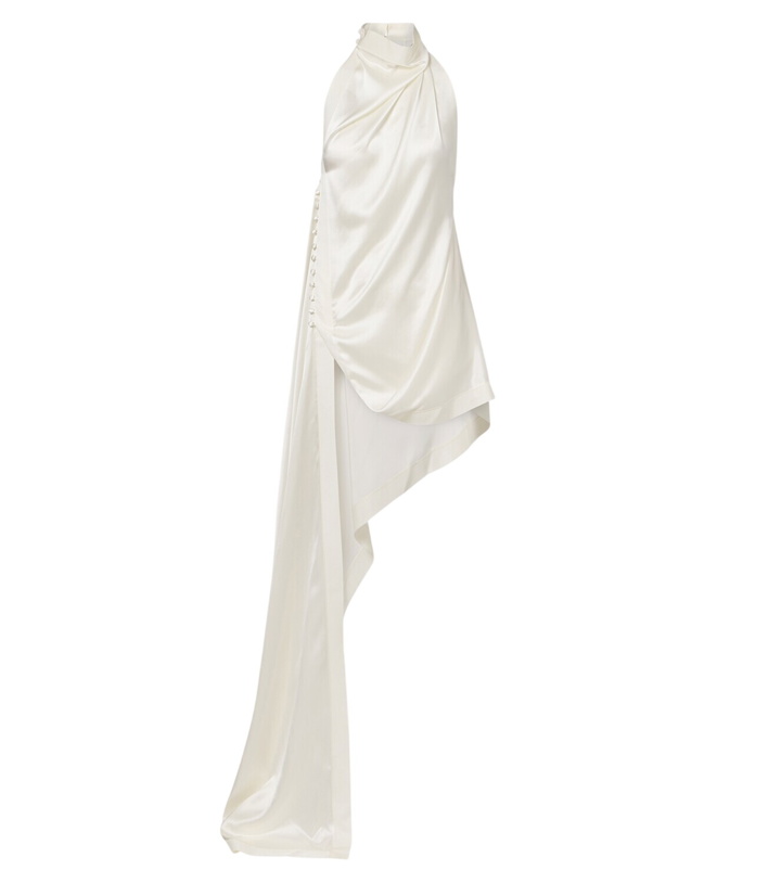 Photo: Danielle Frankel Bridal Maude silk crêpe back satin top