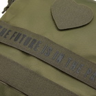 Human Made Men's Military Larher Pouch Bag in Olive 