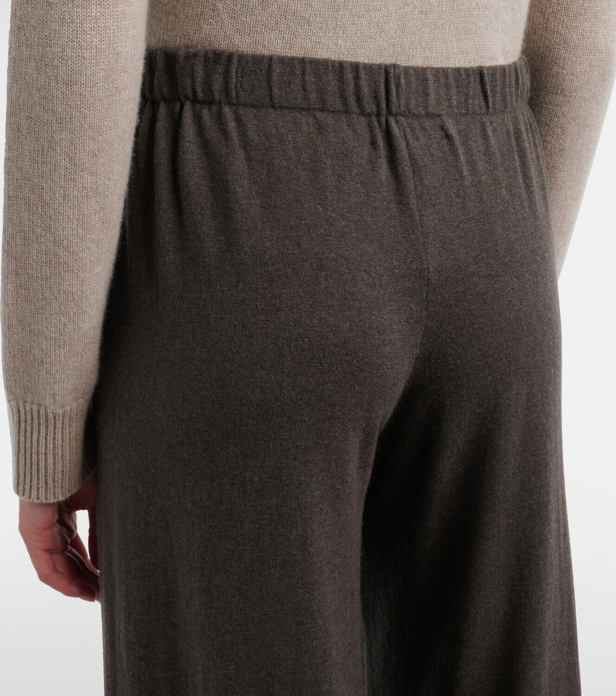 Lisa Yang Aina cotton and cashmere wide-leg pants