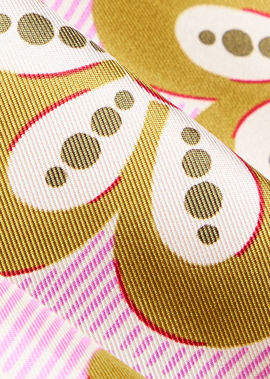 LA Double J Printed Silk-twill Pyjama Trousers Multicoloured