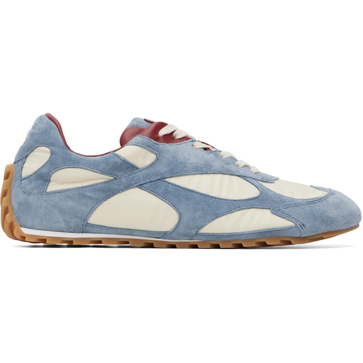 Photo: Bottega Veneta Blue & Off-White Orbit Flash Sneakers