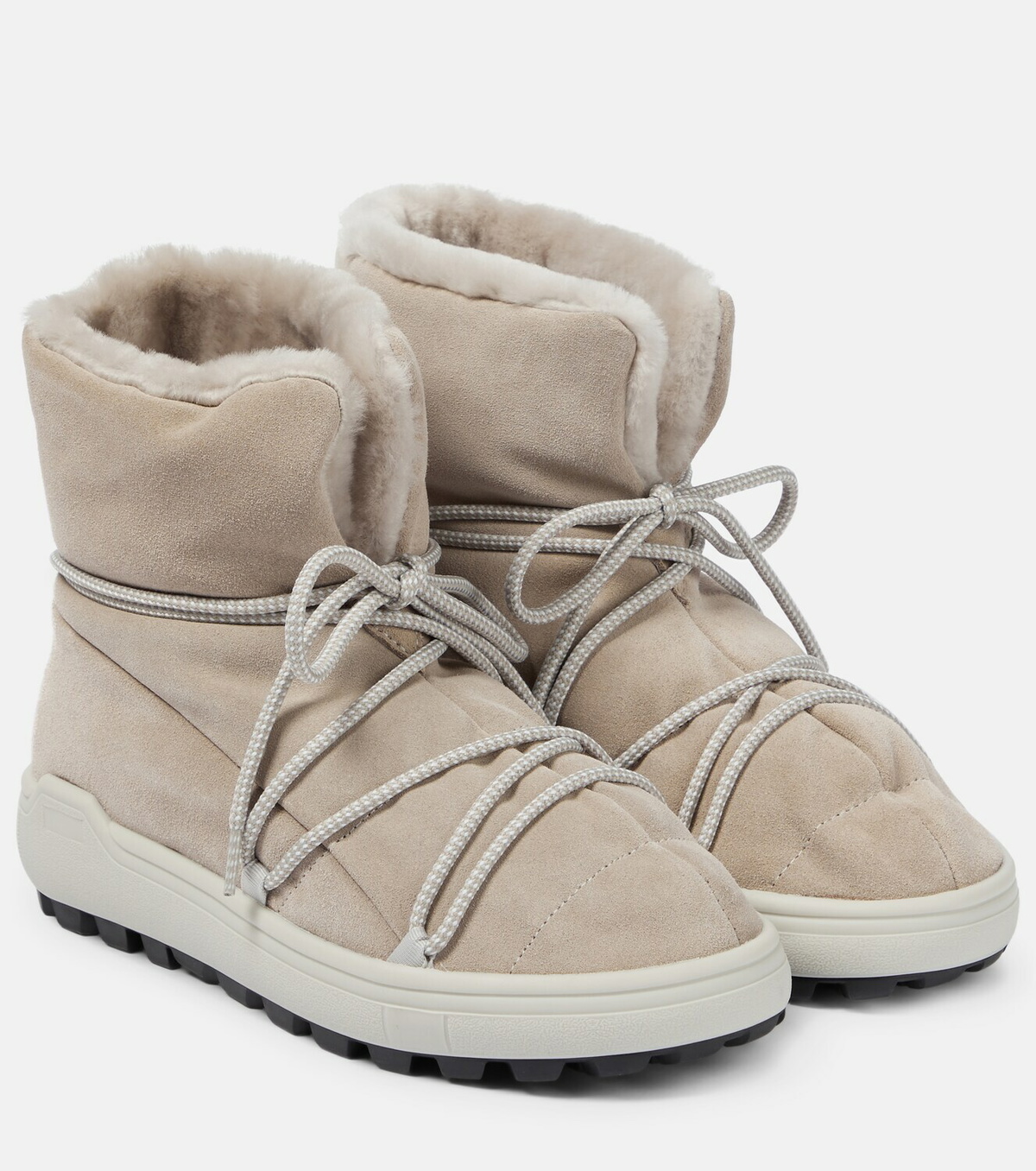 Bogner - Shearling-lined suede ankle boots Bogner