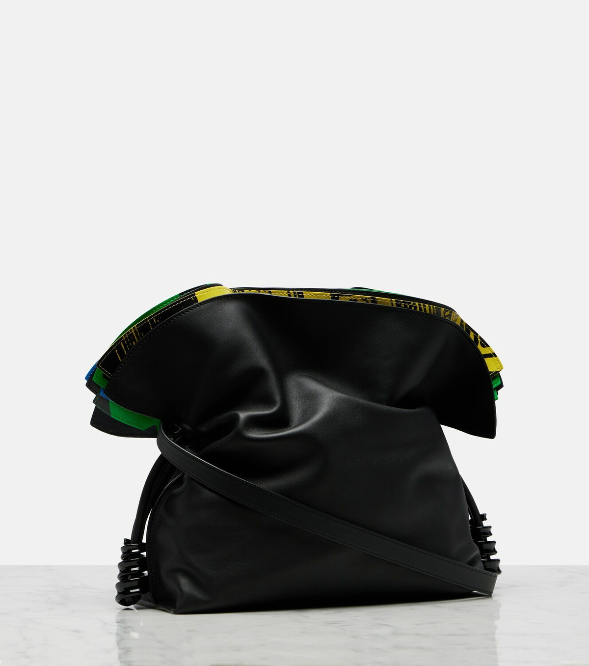 Loewe Flamenco leather clutch