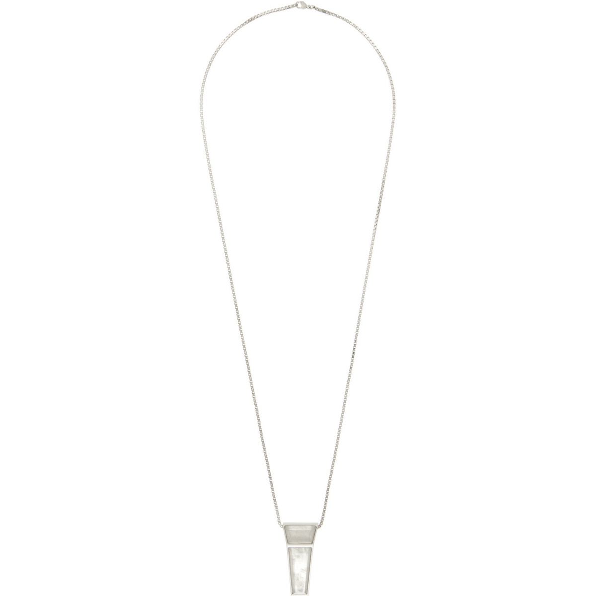 Rick Owens Crystal Trunk Charm Necklace