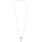 Rick Owens Crystal Trunk Charm Necklace