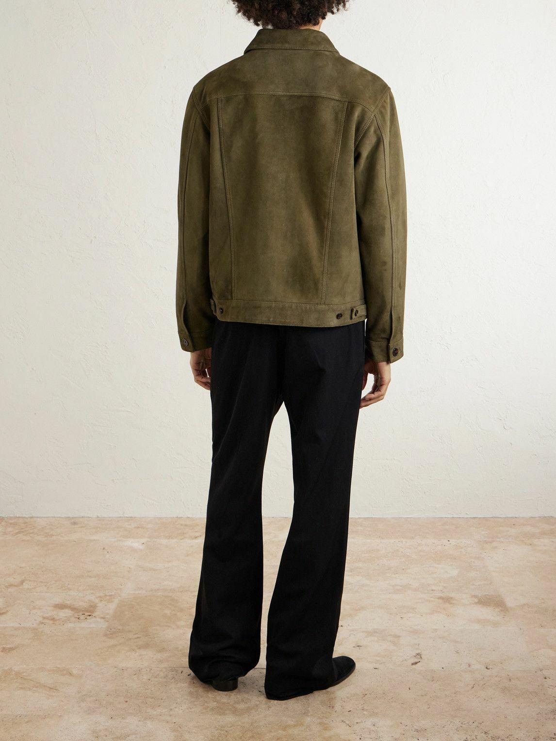 Officine Générale - Liam Suede Jacket - Green