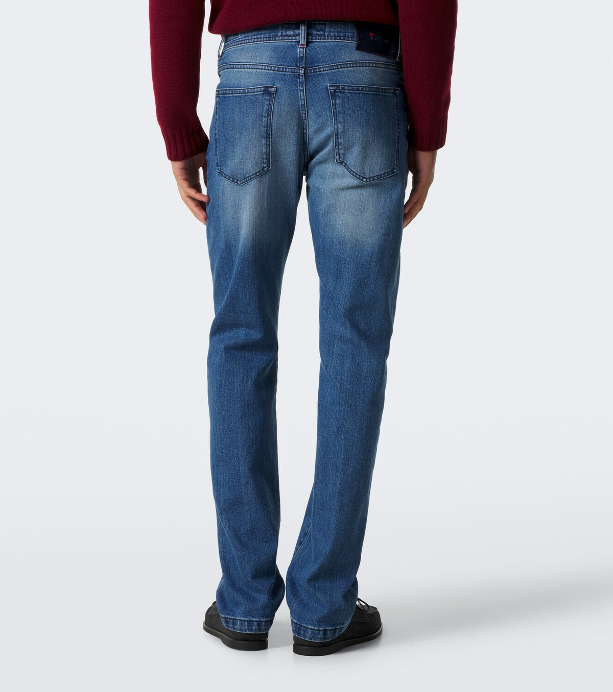Kiton Faded slim jeans