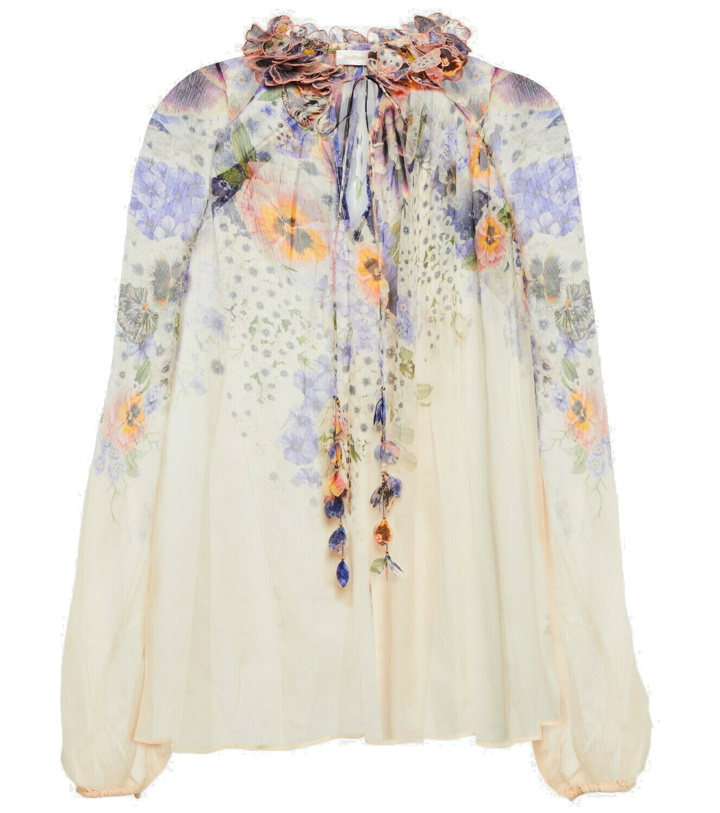 Photo: Zimmermann - Tama floral silk blouse