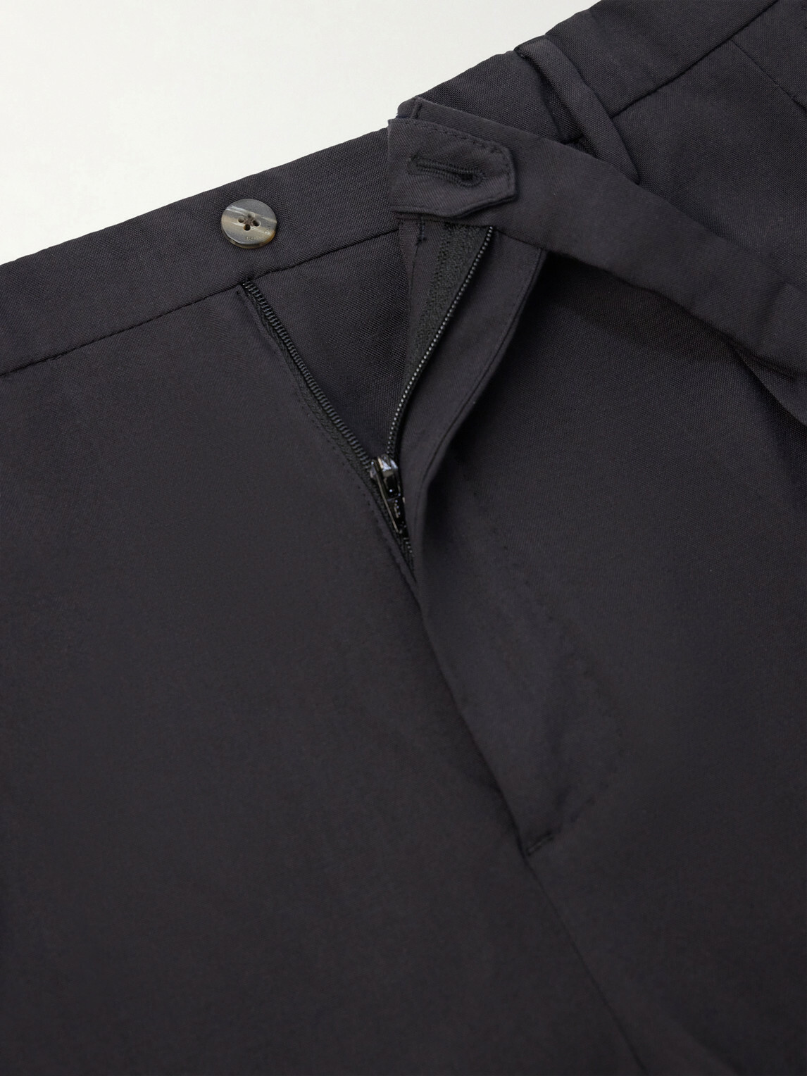 Boglioli - Straight-Leg Pleated Virgin Wool Trousers - Black