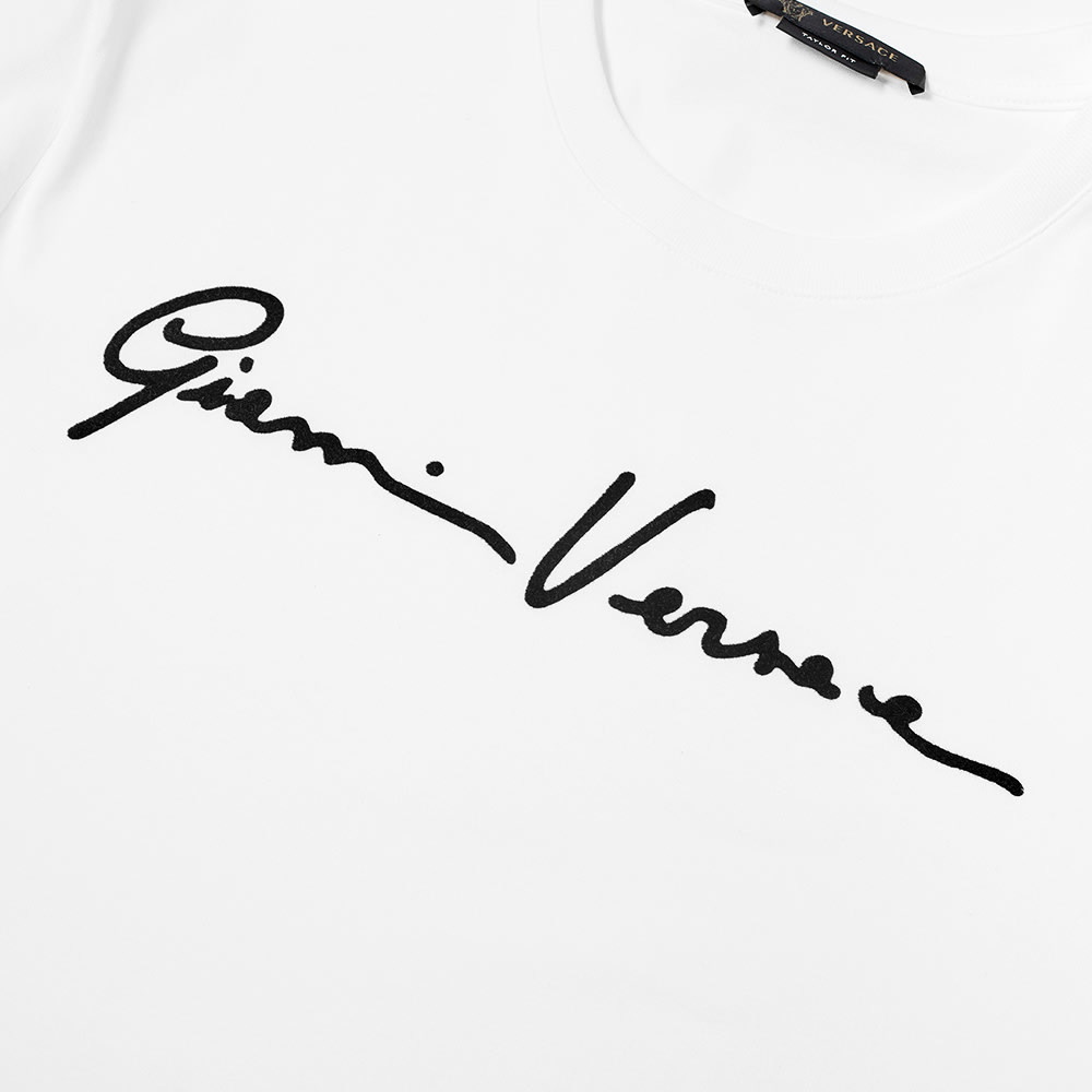 Versace Gianni Signature Logo Tee Versace